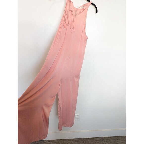 Madewell Keyhole Wide Leg Jumpsuit Pink Icing Size M - Picture 5 of 12